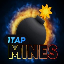 1Tap Mines logo by Turbo Games at Uspin Casino
