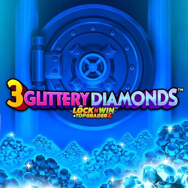 3 Glittery Diamonds logo by PearFiction Studios Uspin Casino