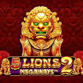 Official Slots logo: 5 Lions Megaways 2 by Pragmatic Play at Uspin Casino