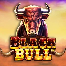 Black Bull slot logo by Pragmatic Play at Uspin Casino