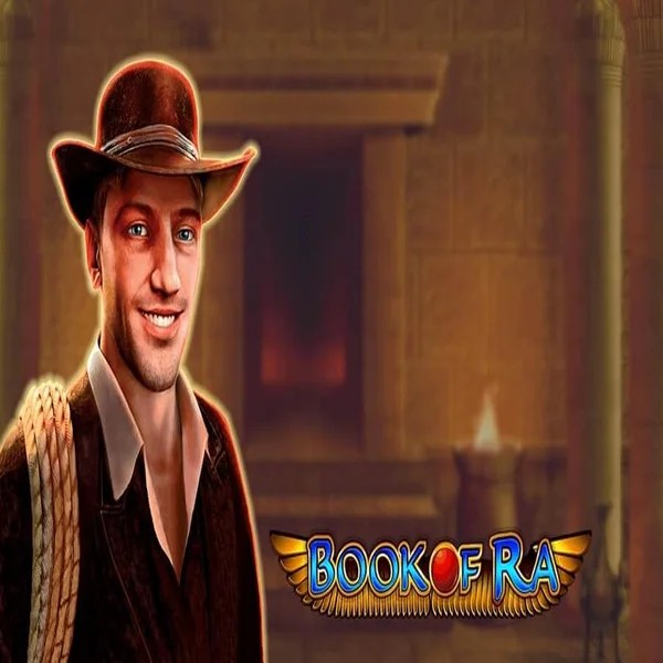 Book of Ra logo by Greentube Uspin Casino