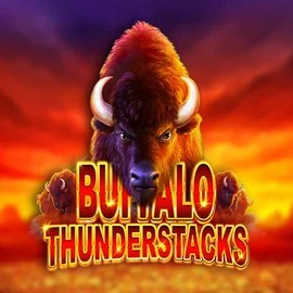 Buffalo Thunderstacks logo by Amatic Industries Uspin Casino