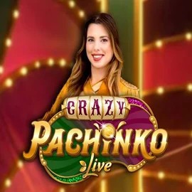 Official Live Casino logo: Crazy Pachinko by Evolution at Uspin Casino