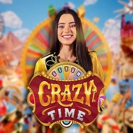 Play the Crazy Time slot by Evolution on Uspin Casino