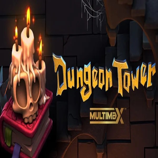 Dungeon Tower slot logo by Peter &amp; Sons at Uspin Casino