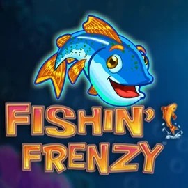 Fishin Frenzy logo – Slots by Blueprint Gaming at Uspin Casino