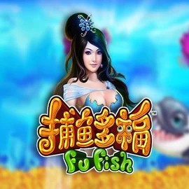 Fu Fish online game logo by Skywind Group on uspin.eu.com