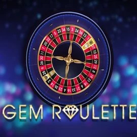 Gem Roulette slot logo by iSoftBet at Uspin Casino