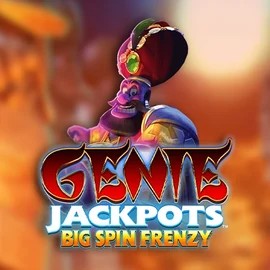 Genie Jackpots: Big Spin Frenzy logo by Blueprint Gaming Uspin Casino