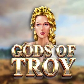 Official Slots logo: Gods of Troy by Red Tiger Gaming at Uspin Casino