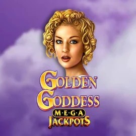 Golden Goddess Megajackpots slot logo by IGT at Uspin Casino