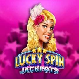 Lucky Spin Jackpots slot logo by Novomatic at Uspin Casino