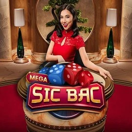 Mega Sic Bac slot logo by Pragmatic Play at Uspin Casino