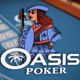 Oasis Poker casino game by Nucleus Gaming – featured logo at Uspin Casino