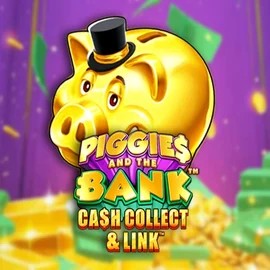 Piggies And The Bank Cash Collect &amp; Link slot logo by Origins at Uspin Casino