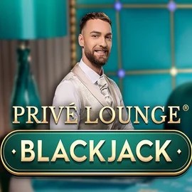 Privé Lounge Blackjack online game logo by Pragmatic Play on uspin.eu.com