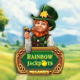 Rainbow Jackpots Megaways by Red Tiger Gaming, showcased at uspin.eu.com – game logo
