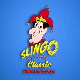 Slingo Classic 20th Anniversary game by Slingo – logo hosted on Uspin Casino
