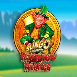 Slingo Rainbow Riches slot icon by Gaming Realms, available at Uspin Casino