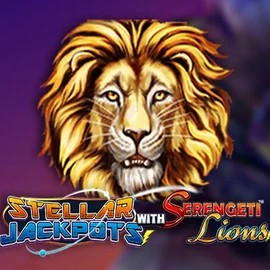 Stellar Jackpots with Serengeti Lions game by Lightning Box Game – logo hosted on Uspin Casino