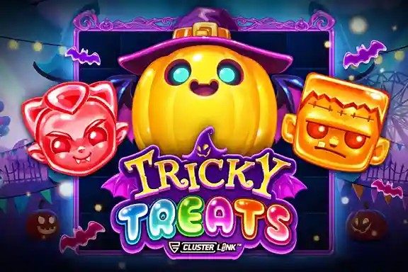 Tricky Treats logo by Push Gaming Uspin Casino
