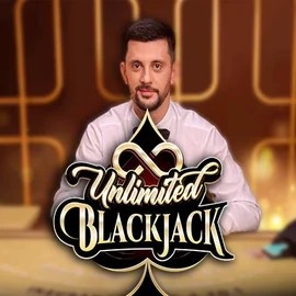 Unlimited Blackjack slot icon by Ezugi, available at Uspin Casino