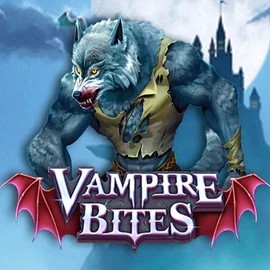 Vampire Bites slot logo by Amusnet Interactive at Uspin Casino