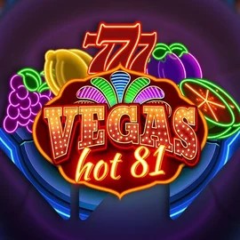 Vegas Hot 81 online game logo by Wazdan on uspin.eu.com