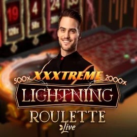 Official Live Casino logo: XXXtreme Lightning Roulette by Evolution at Uspin Casino